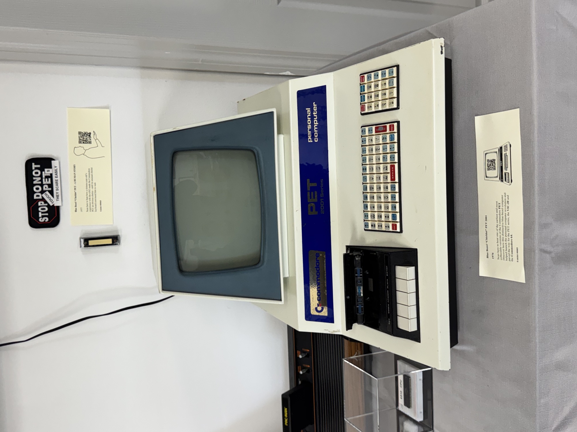 The Blue-Bezel PET display