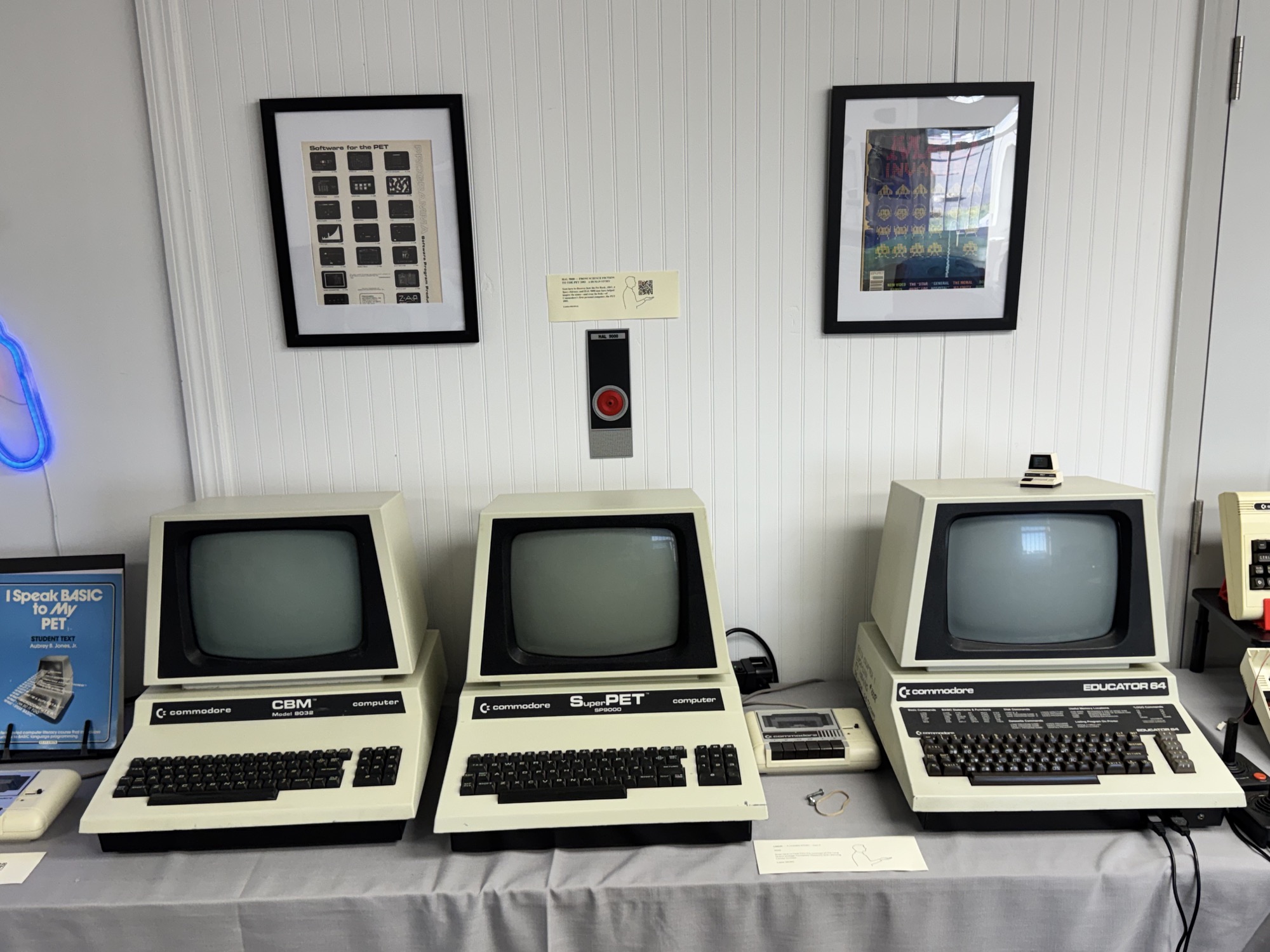 Commodore computers displayed at LIVCM